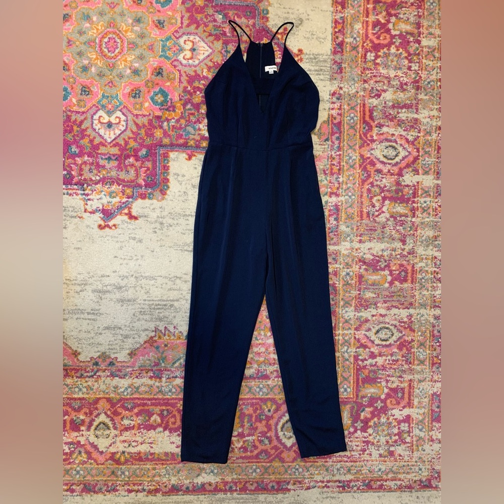 Navy blue jumpsuit